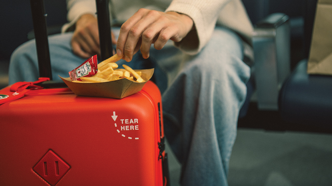 Herschel x Heinz travel collaboration.