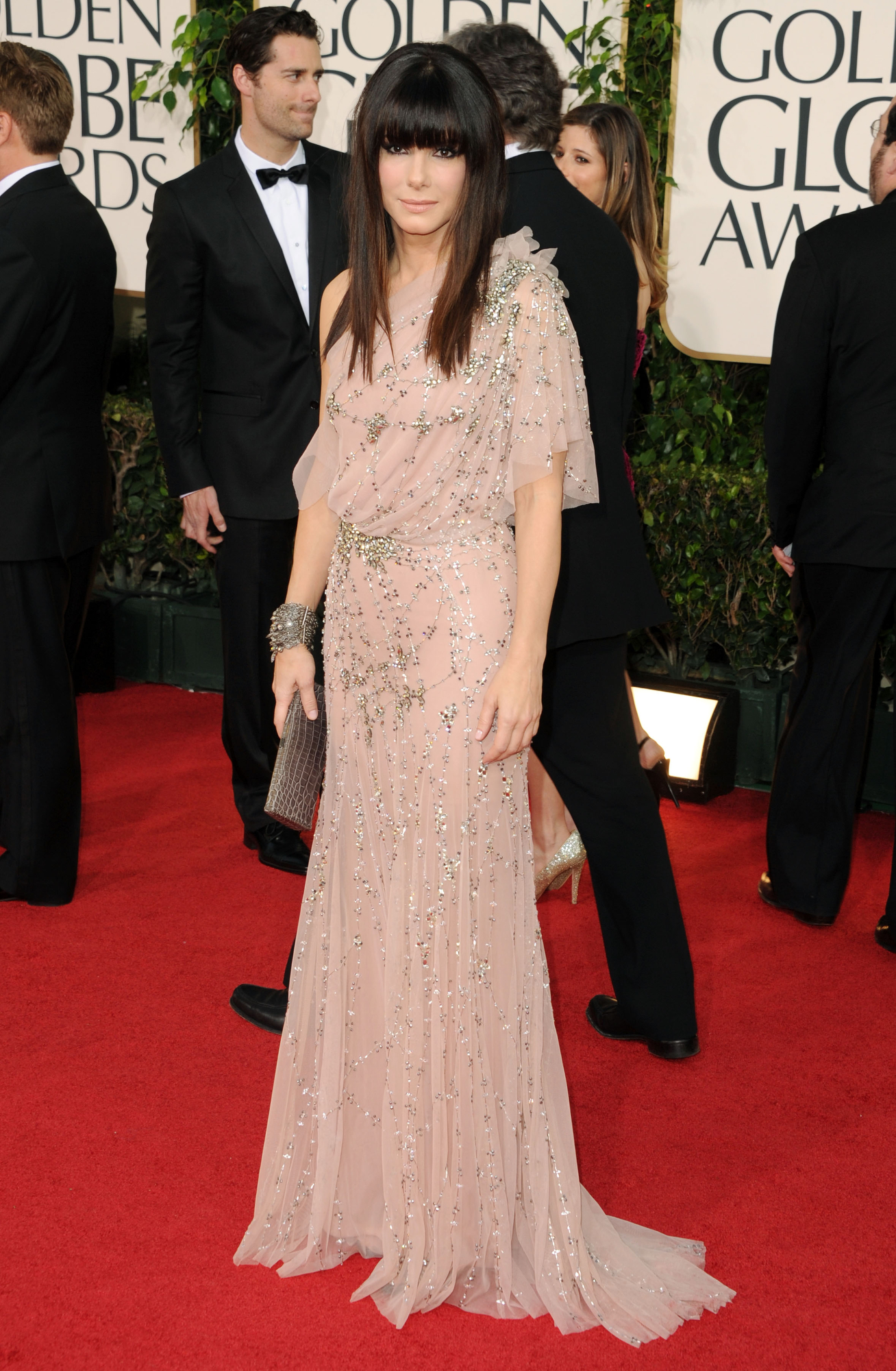 Sandra Bullock arrives at the 68th Annual Golden Globe Awards held at The Beverly Hilton hotel on January 16, 2011 in Beverly Hills, California.