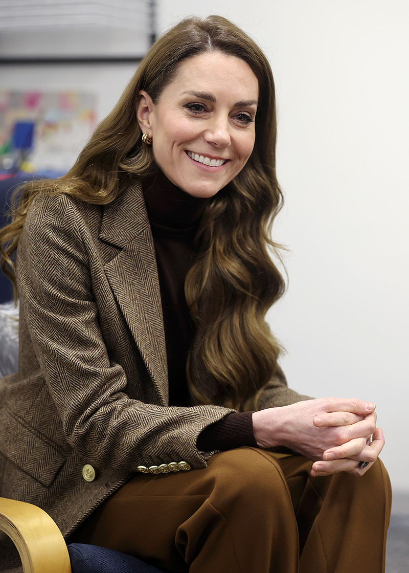 BRADFORD, ENGLAND - JANUARY 27: Catherine, Princess of Wales during her visit to Family Action's Children's Trauma Therapy Service on January 27, 2026 in Bradford, England. The Princess of Wales visited the north of England to highlight how community, nature and creativity can help those struggling with trauma, isolation and mental health challenges. (Photo by Chris Jackson/Getty Images)
